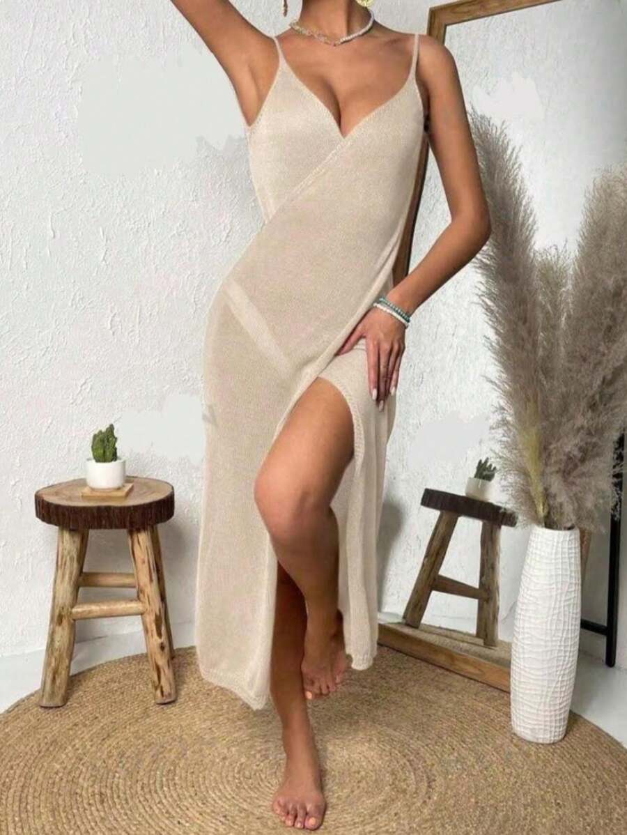 Saída de Praia Piscina Vestido Tricot - Praiar