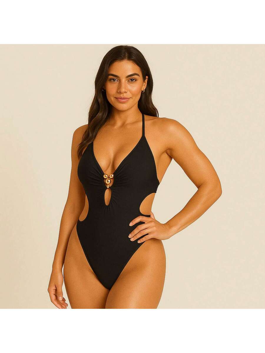 Maiô Body  com Bojo - Praiar