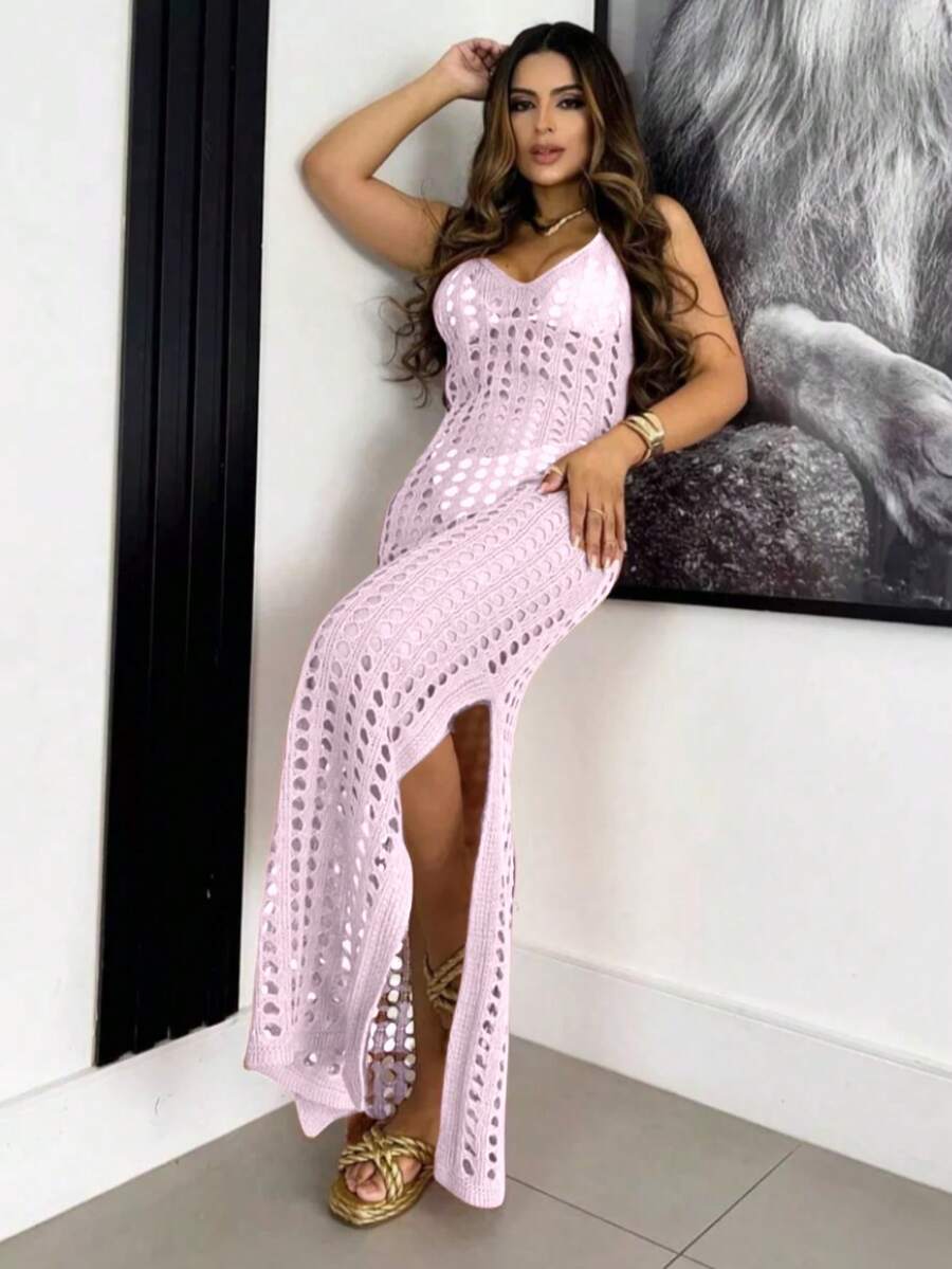 vestido saída de praia longa crochê - Praiar