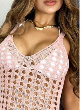 Vestido Furão Saída de Praia com Fenda - Praiar