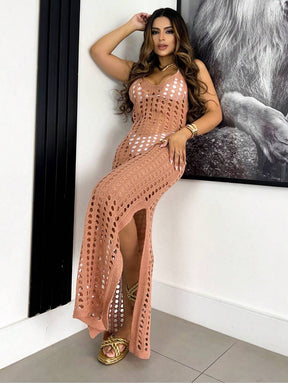 Vestido Furão Saída de Praia com Fenda - Praiar