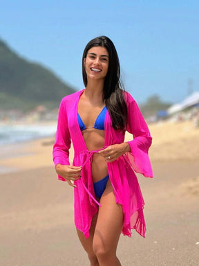 Saída de Praia kimono curta soltinha - Praiar
