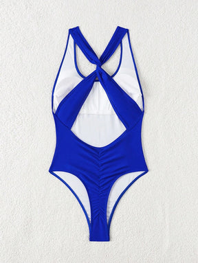 Maiô Sólido Torcido Franzido - Praiar