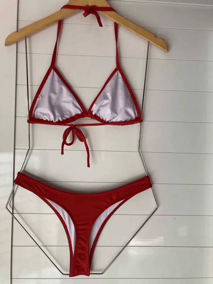 Biquini Asa Delta Fio Dental Cortininha - Praiar