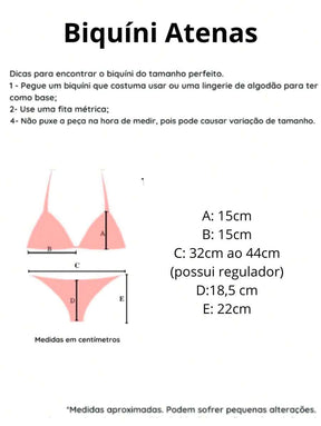 Biquíni Atenas Cortininha Suplex - Praiar