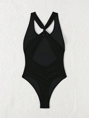 Maiô Sólido Torcido Franzido - Praiar