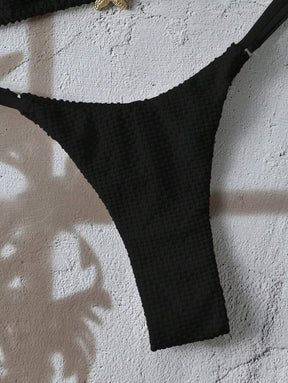 2 Peças Conjunto de Maiô Bikini Cortininha - Praiar