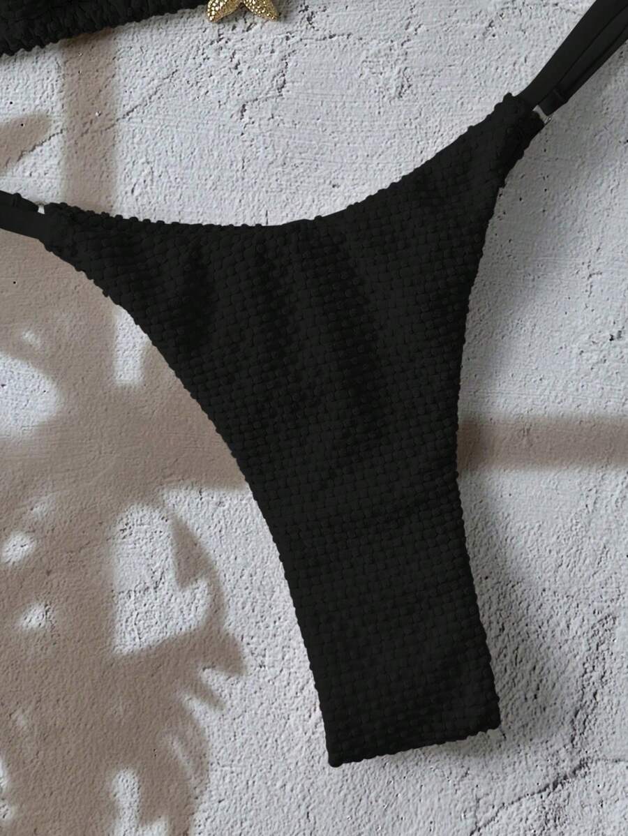 2 Peças Conjunto de Maiô Bikini Cortininha - Praiar