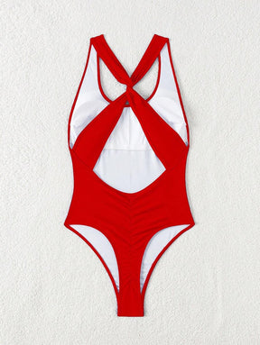 Maiô Sólido Torcido Franzido - Praiar