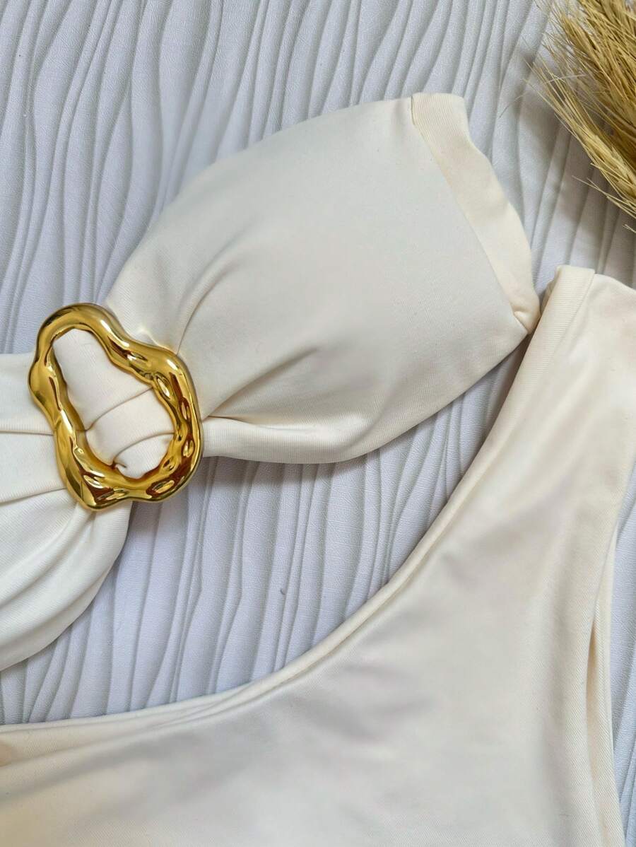 Biquíni Bege Asa Delta com Bojo Removível – Praiar