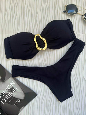 Biquíni Bege Asa Delta com Bojo Removível – Praiar