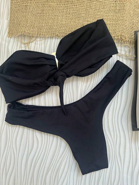 Biquíni Bege Asa Delta com Bojo Removível – Praiar