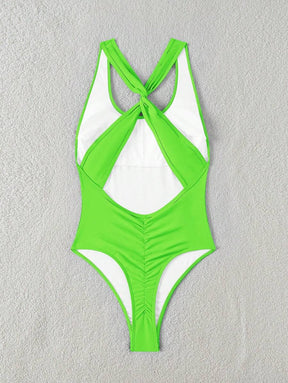 Maiô Sólido Torcido Franzido - Praiar