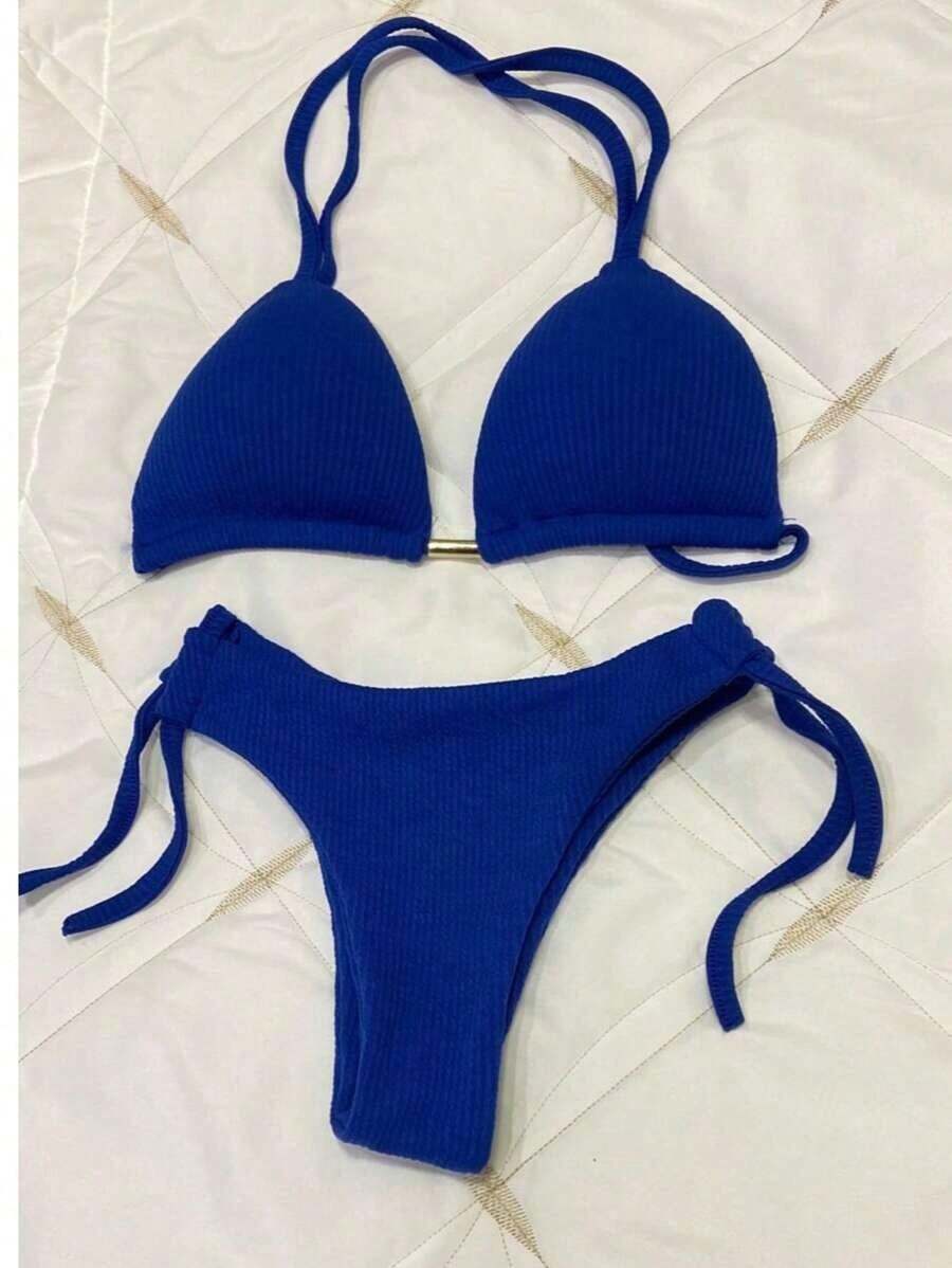 Biquini  Com Bojo e Fio Duplo Semi Fio Dental - Praiar