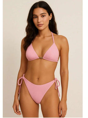 Biquini Cortininha Canelado - Praiar