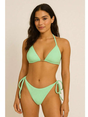 Biquini Cortininha Canelado - Praiar