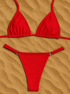 Biquíni Marquinha de Fita Fio Dental Cortininha Verão