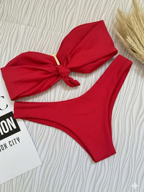 Biquíni Bege Asa Delta com Bojo Removível – Praiar