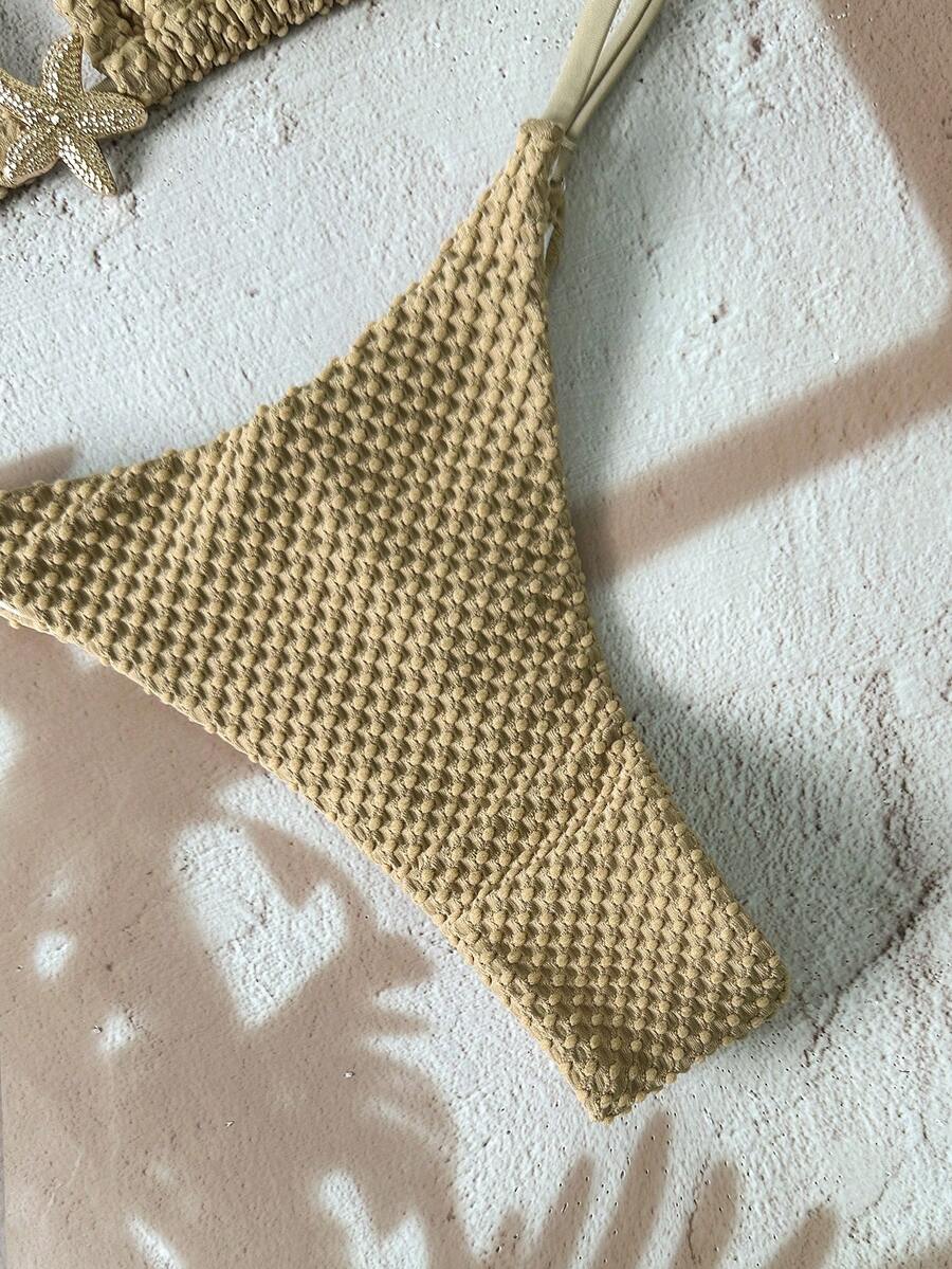 2 Peças Conjunto de Maiô Bikini Cortininha - Praiar